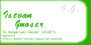 istvan gmoser business card